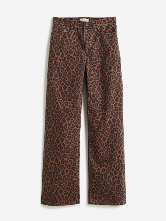 Madewell Denim - NWOT Madewell Low Slung Baggy Jeans in Leopard Print- Size 26